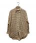 6(ROKU) BEAUTY&YOUTH（ロク ビューティーアンドユース）の古着「COTTON CHECK CROPPED BD SHIRT」｜ベージュ