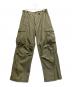 NIGEL CABOURN（ナイジェルケーボン）の古着「アーミーカーゴパンツ」｜オリーブ