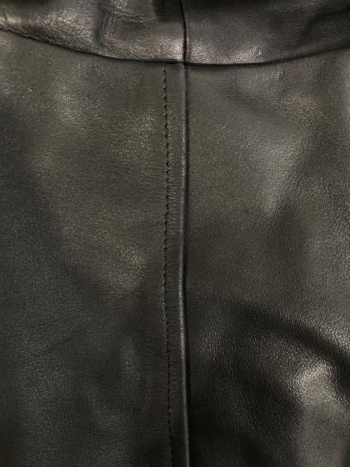 FIGHTING LANCER（ファイティング ランサー）FIGHTING LANCER (ファイティング ランサー) ムートンファー カウレザー ボンバージャケット ブラック サイズ:Lの古着・服飾アイテム