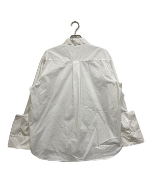 Chika Kisada（チカ キサダ）Chika Kisada (チカ キサダ) Tulle Layered Shirt ホワイト サイズ:1の古着・服飾アイテム