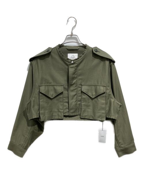 HYKE（ハイク）HYKE (ハイク) TYPE M-51 FIELD CROPPED JACKET オリーブ サイズ:Ｍの古着・服飾アイテム