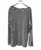 67NOWOSロクシチノーウォス）の古着「Border T-shirt」｜ブラック