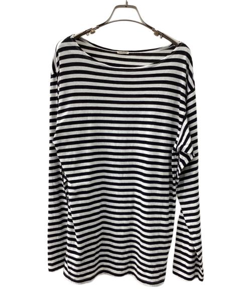 67NOWOS（ロクシチノーウォス）67NOWOS (ロクシチノーウォス) Border T-shirt ブラック サイズ:Freeの古着・服飾アイテム