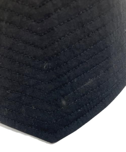 kijima takayuki（キジマタカユキ）kijima takayuki (キジマタカユキ) Cotton Poly Pentagon Brim Hat ブラック サイズ:1の古着・服飾アイテム