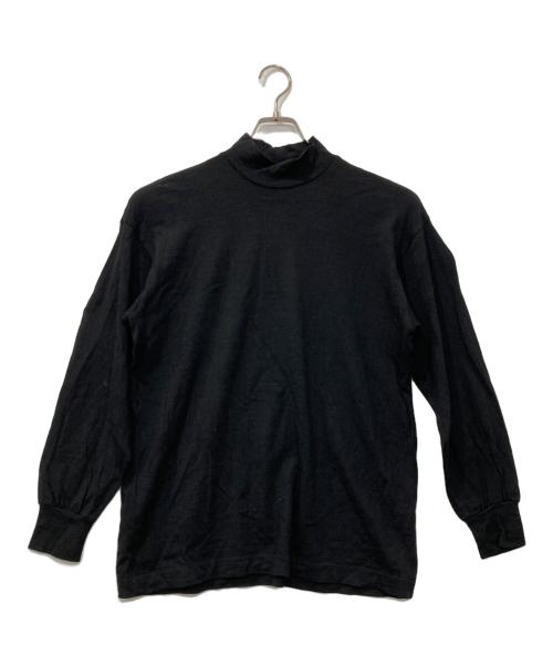 COMME des GARCONS HOMME（コムデギャルソン オム）COMME des GARCONS HOMME (コムデギャルソン オム) ウールモックネックニット ブラック サイズ:記載なしの古着・服飾アイテム
