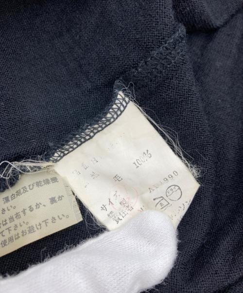 COMME des GARCONS HOMME（コムデギャルソン オム）COMME des GARCONS HOMME (コムデギャルソン オム) ウールモックネックニット ブラック サイズ:記載なしの古着・服飾アイテム