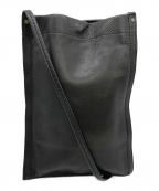 PORTERポーター）の古着「レザーショルダーバッグ」｜ブラック