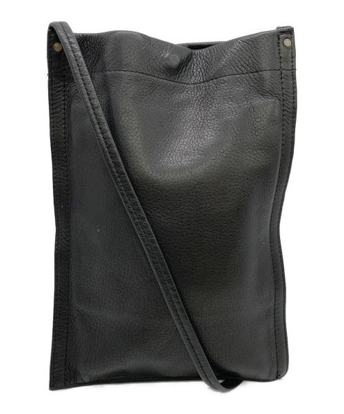 PORTER（ポーター）PORTER (ポーター) レザーショルダーバッグ ブラックの古着・服飾アイテム