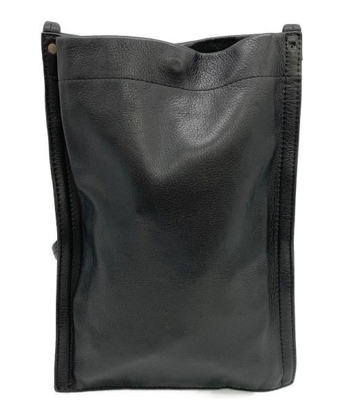 PORTER（ポーター）PORTER (ポーター) レザーショルダーバッグ ブラックの古着・服飾アイテム