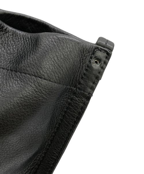 PORTER（ポーター）PORTER (ポーター) レザーショルダーバッグ ブラックの古着・服飾アイテム
