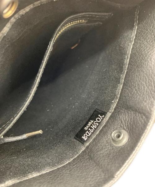 PORTER（ポーター）PORTER (ポーター) レザーショルダーバッグ ブラックの古着・服飾アイテム