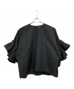 中古・古着通販】Heve (ヘイヴ) Arch Peplum knit ブラック サイズ