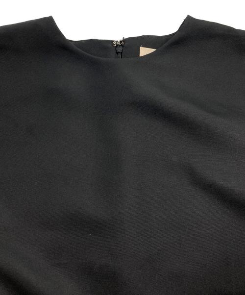 Heve（ヘイヴ）Heve (ヘイヴ) dolman ruffle sleeve BL ブラック サイズ:Fの古着・服飾アイテム