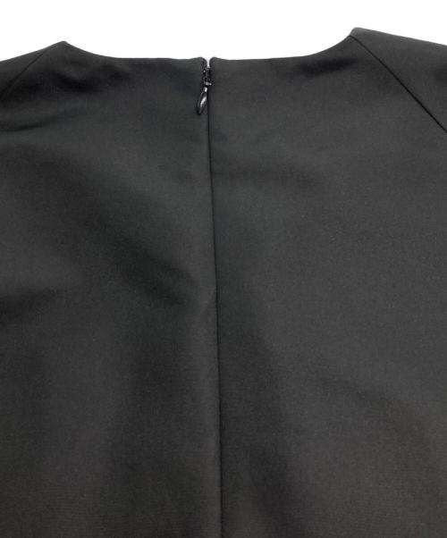 Heve（ヘイヴ）Heve (ヘイヴ) dolman ruffle sleeve BL ブラック サイズ:Fの古着・服飾アイテム