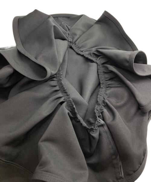 Heve（ヘイヴ）Heve (ヘイヴ) dolman ruffle sleeve BL ブラック サイズ:Fの古着・服飾アイテム