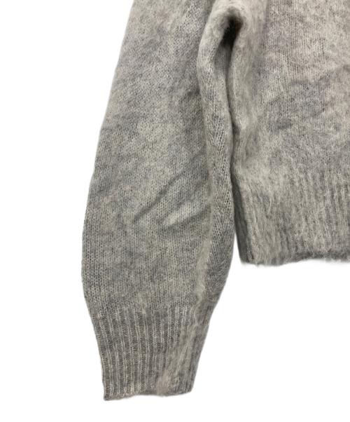 La boutique BonBon（ラブティックボンボン）La boutique BonBon (ラブティックボンボン) オフショルシャギーニット グレー サイズ:FREEの古着・服飾アイテム