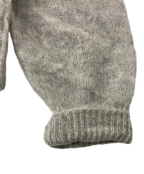 La boutique BonBon（ラブティックボンボン）La boutique BonBon (ラブティックボンボン) オフショルシャギーニット グレー サイズ:FREEの古着・服飾アイテム