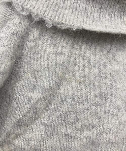 La boutique BonBon（ラブティックボンボン）La boutique BonBon (ラブティックボンボン) オフショルシャギーニット グレー サイズ:FREEの古着・服飾アイテム