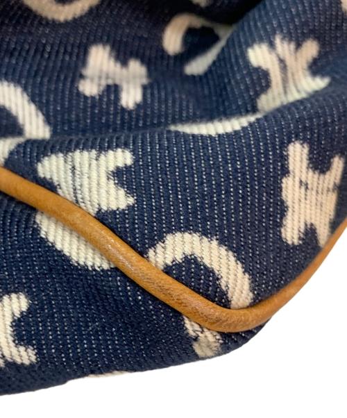 CELINE（セリーヌ）CELINE (セリーヌ) Cマカダム柄トートバッグ ネイビーの古着・服飾アイテム