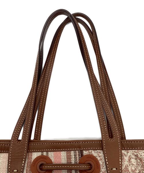 A VACATION（ア ヴァケーション）A VACATION (ア ヴァケーション) パッチワークトートバッグ ブラウン サイズ:下記参照の古着・服飾アイテム