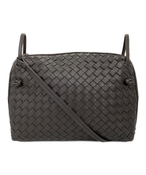 BOTTEGA VENETA（ボッテガベネタ）BOTTEGA VENETA (ボッテガベネタ) イントレチャートディニーバッグ　イントレチャート ブラウンの古着・服飾アイテム