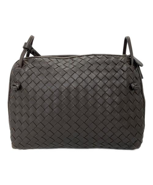 BOTTEGA VENETA（ボッテガベネタ）BOTTEGA VENETA (ボッテガベネタ) イントレチャートディニーバッグ　イントレチャート ブラウンの古着・服飾アイテム