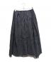 BLAMINK (ブラミンク) フラワースカラップゴヤードスカート ブラック サイズ:36：34000円