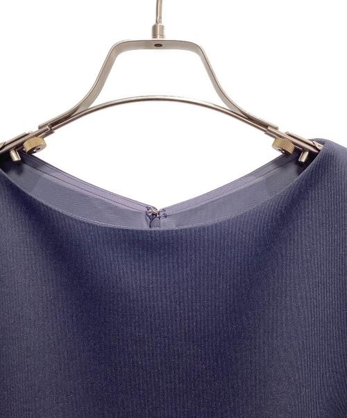 CELFORD（セルフォード）CELFORD (セルフォード) ポンチペプラムタイトワンピース ネイビー サイズ:36の古着・服飾アイテム