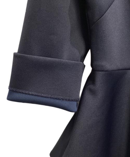 CELFORD（セルフォード）CELFORD (セルフォード) ポンチペプラムタイトワンピース ネイビー サイズ:36の古着・服飾アイテム