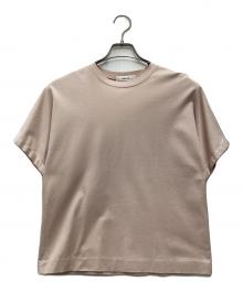 ebure（エブール）の古着「超長綿スーピマコットンクルーネックTシャツ」｜ピンク