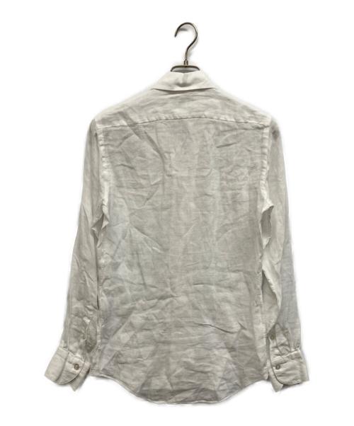 finamore（フィナモレ）Finamore (フィナモレ) リネンシャツ ホワイト サイズ:XSの古着・服飾アイテム