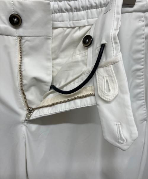 PT TORINO（ピーティートリノ）PT TORINO (ピーティートリノ) スリムフィットパンツ ホワイト サイズ:46の古着・服飾アイテム