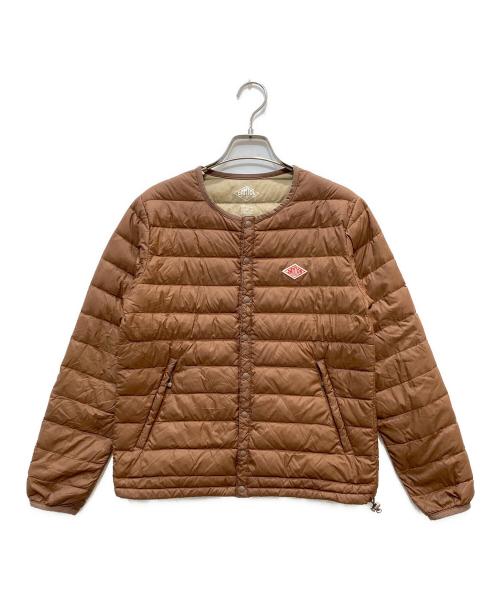 DANTON（ダントン）DANTON (ダントン) Crew Neck Inner Down Jacket ブラウン サイズ:36の古着・服飾アイテム
