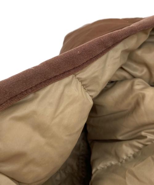 DANTON（ダントン）DANTON (ダントン) Crew Neck Inner Down Jacket ブラウン サイズ:36の古着・服飾アイテム