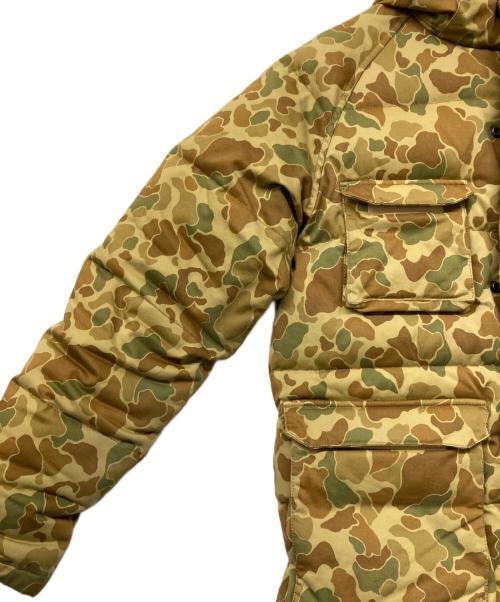 GOOD BELLS（グッドベルズ）GOOD BELLS (グッドベルズ) STRETCH HUNTING CAMO DOWN JACKET ベージュ サイズ:Mの古着・服飾アイテム