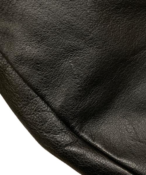 stussy（ステューシー）stussy (ステューシー) WORKGEAR レザー切替デニムジャケット ブラック サイズ:Lの古着・服飾アイテム