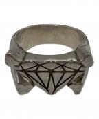 UNDERCOVERアンダーカバー）の古着「クロスボーン/ダイヤリング」｜シルバー