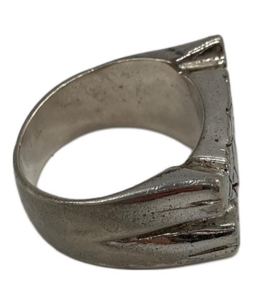 UNDERCOVER（アンダーカバー）UNDERCOVER (アンダーカバー) クロスボーン/ダイヤリング シルバー サイズ:19号の古着・服飾アイテム