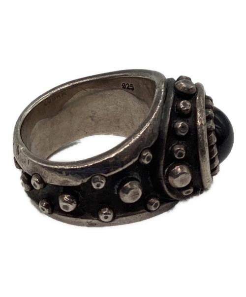 CELT&COBRA（ケルトアンドコブラ）CELT&COBRA (ケルトアンドコブラ) Argent Gleam製 オニキスリング シルバー サイズ:13号の古着・服飾アイテム