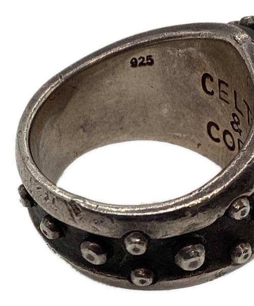 CELT&COBRA（ケルトアンドコブラ）CELT&COBRA (ケルトアンドコブラ) Argent Gleam製 オニキスリング シルバー サイズ:13号の古着・服飾アイテム