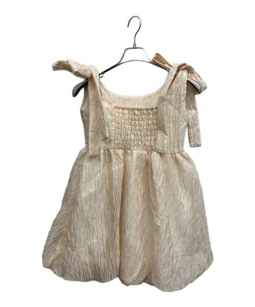 Honey mi Honey（ハニーミーハニー）Honey mi Honey (ハニーミーハニー) organdie balloon ribbon one-piece ピンク サイズ:Freeの古着・服飾アイテム