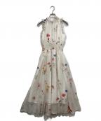 Snidelスナイデル）の古着「バックリボンシフォンワンピース」｜ホワイト