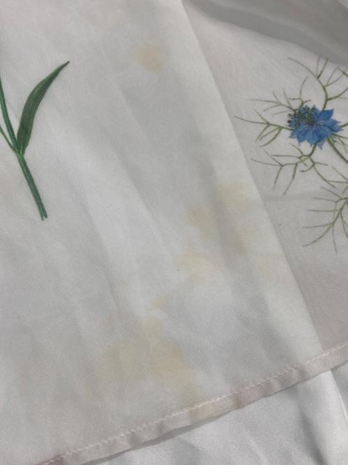 Snidel（スナイデル）Snidel (スナイデル) バックリボンシフォンワンピース ホワイトの古着・服飾アイテム