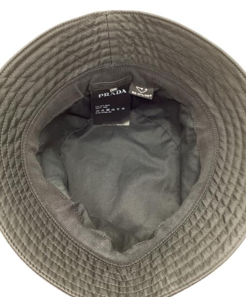 PRADA（プラダ）PRADA (プラダ) Re-nylonバケットハット ブラック サイズ:下記参照の古着・服飾アイテム