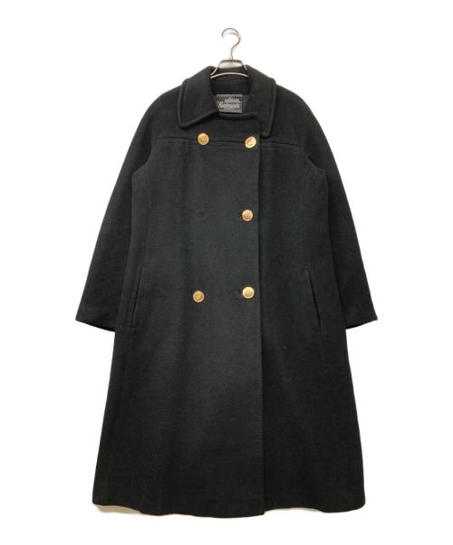 Kaufmanns（カウフマンズ）Kaufmanns (カウフマンズ) USA製カシミヤ金釦Pコート ブラック サイズ:不明の古着・服飾アイテム