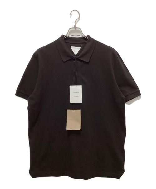 BOTTEGA VENETA（ボッテガベネタ）BOTTEGA VENETA (ボッテガベネタ) ポロシャツ ブラウン サイズ:Lの古着・服飾アイテム