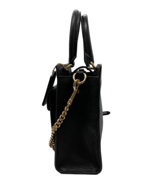 COACH（コーチ）COACH (コーチ) ミニ ペッパー クロスボディ シグネチャー キャンバス ブラウンの古着・服飾アイテム