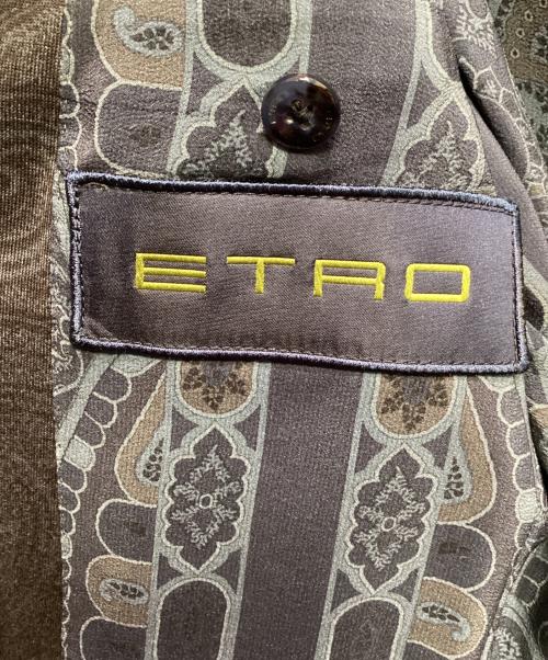 ETRO（エトロ）ETRO (エトロ) テーラードジャケット ネイビー サイズ:44の古着・服飾アイテム