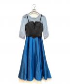 SECRET HONEY×DISNEYシークレットハニー×ディズニー）の古着「Kiss the girl Dress」｜ブルー