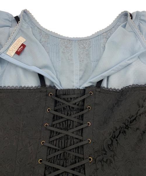 SECRET HONEY（シークレットハニー）SECRET HONEY (シークレットハニー) DISNEY (ディズニー) Kiss the girl Dress ブルー サイズ:2 未使用品の古着・服飾アイテム